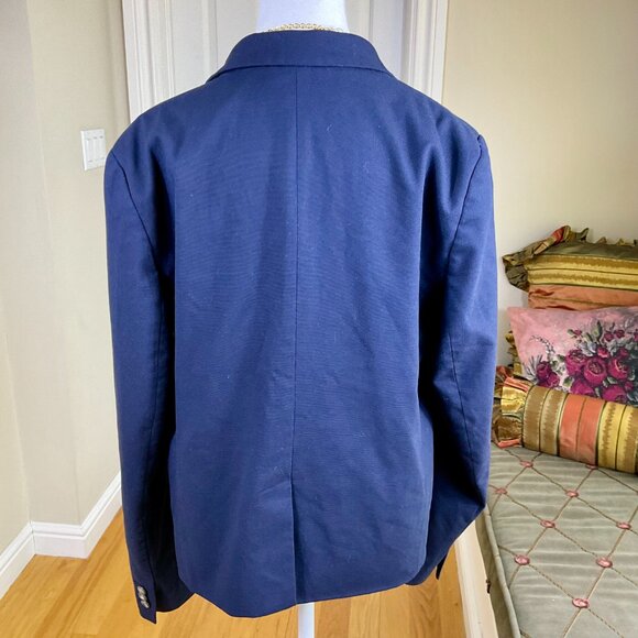 Gap Blazer Academy Navy Blue Pockets (16) - Picture 4 of 8